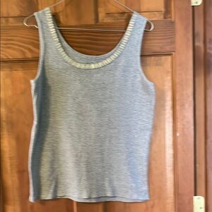 Gray Sleeveless Top